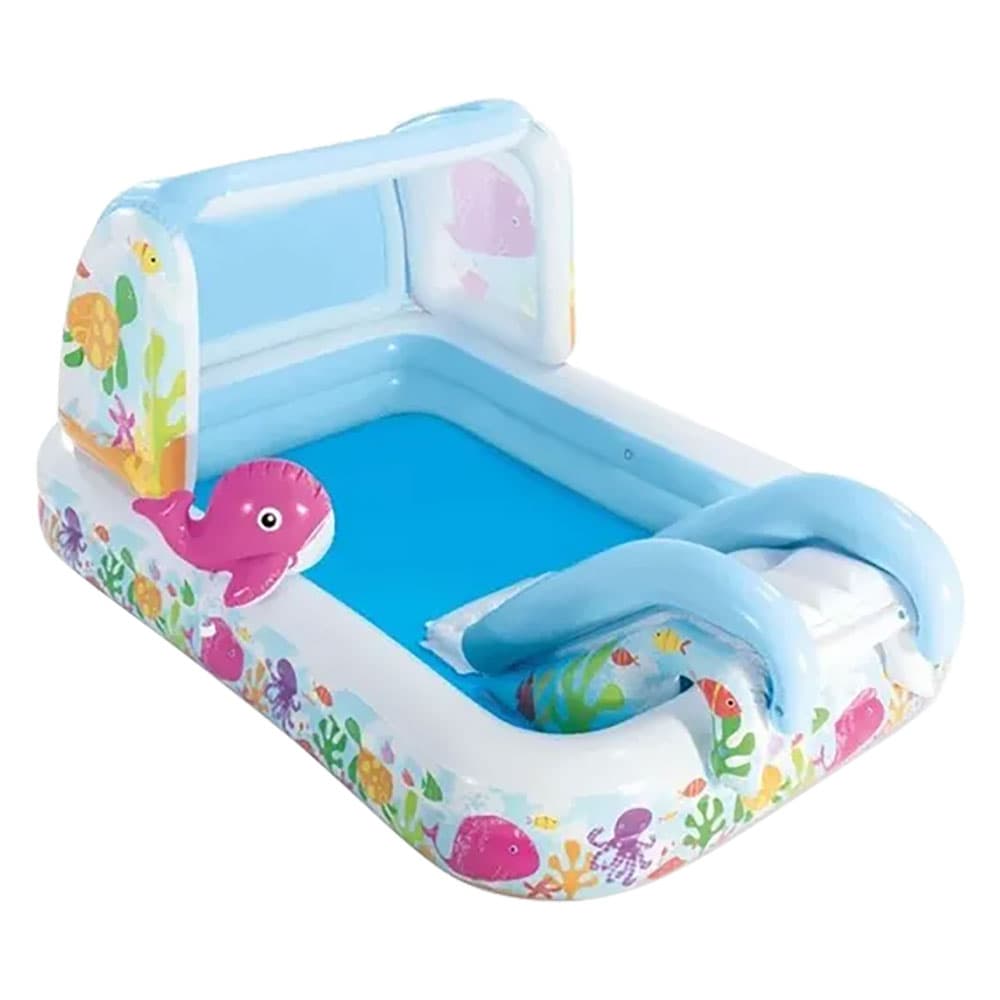 Piscina Gonfiabile Art 57447 Intex Balena Rosa - 2