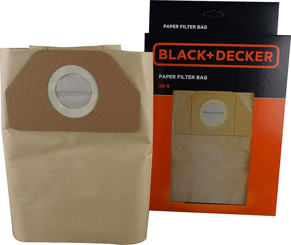 Sacchetti Raccoglipolvere Black Decker Carta Bidone Aspiratutto 20 lt - 2