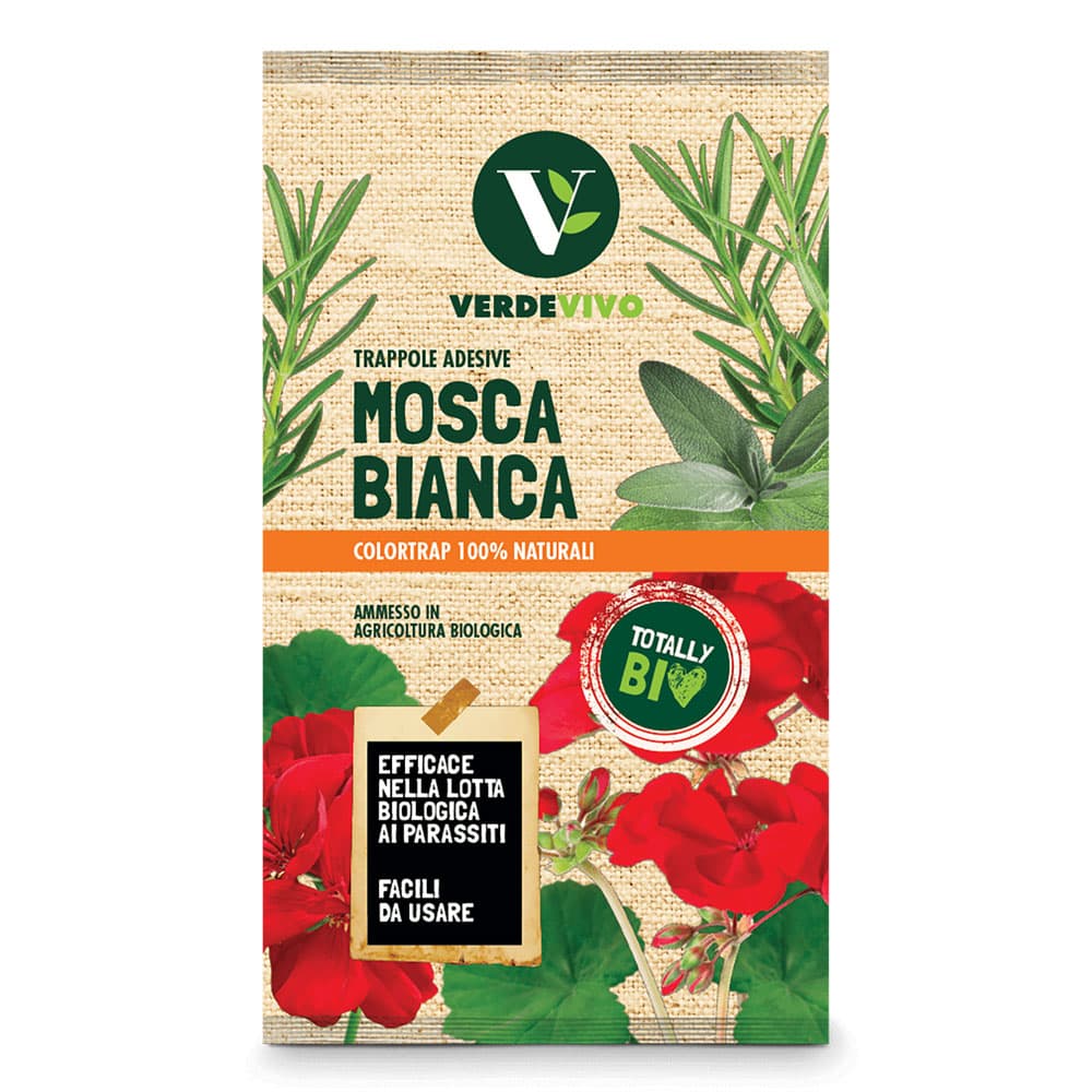 Trappola Cromotropica Adesiva Mosche Verde Vivo Bianche Scatola 10 Pezzi - 2