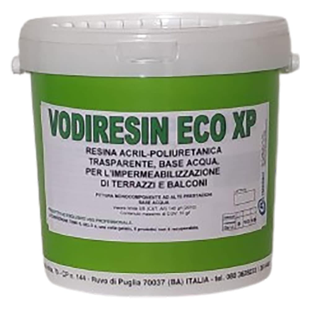 Resina Acrilpoliuretanica Filmante Trasparente Vodichem 4 Pezzi 1 lt - 2