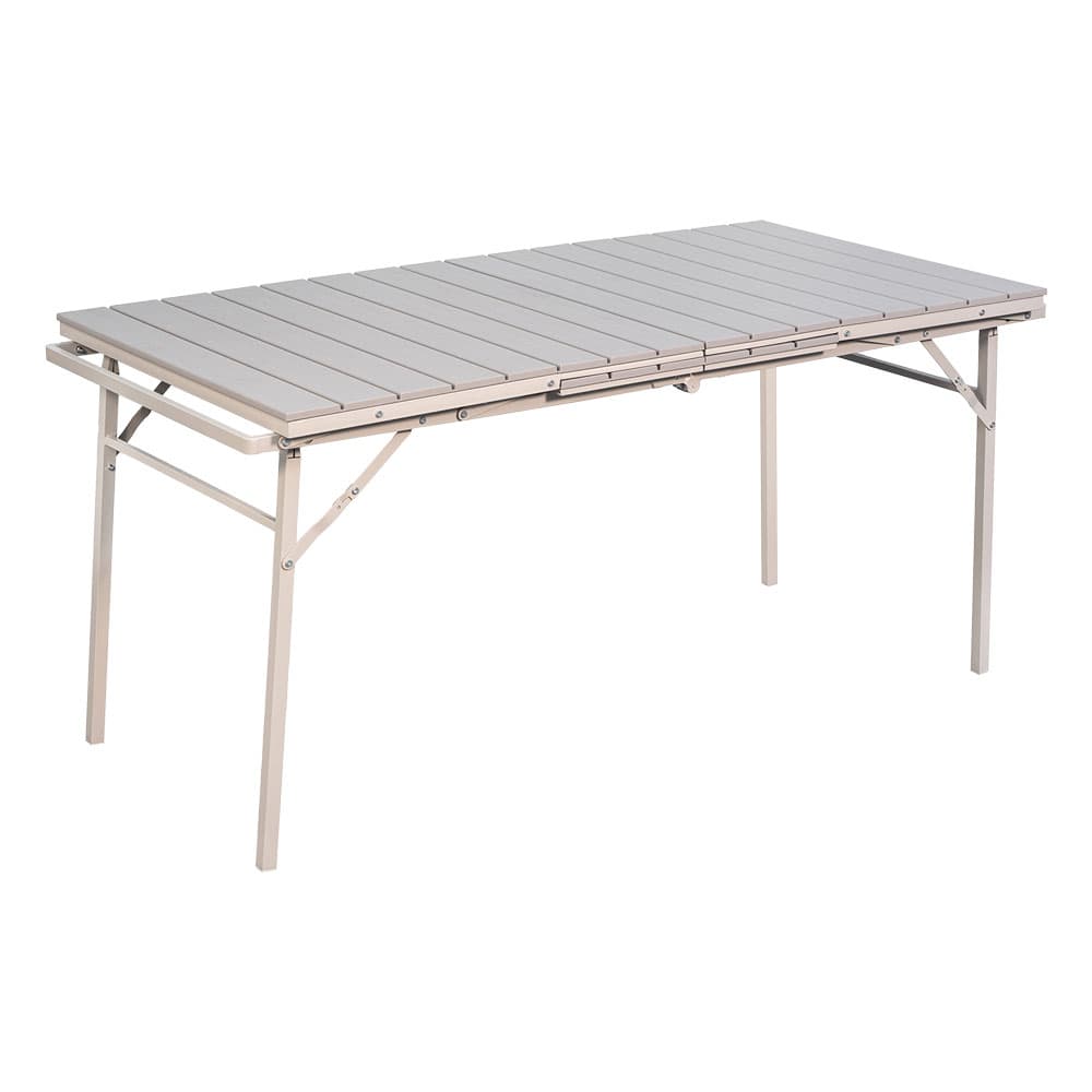 Tavolo Lif Saros in Acciaio Polipropilene Allungabile Beige - 2