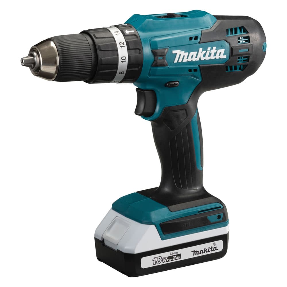Trapano Avvitatore a Batteria con Percussione Makita HP488D006 18 v X2 2,0 - 2