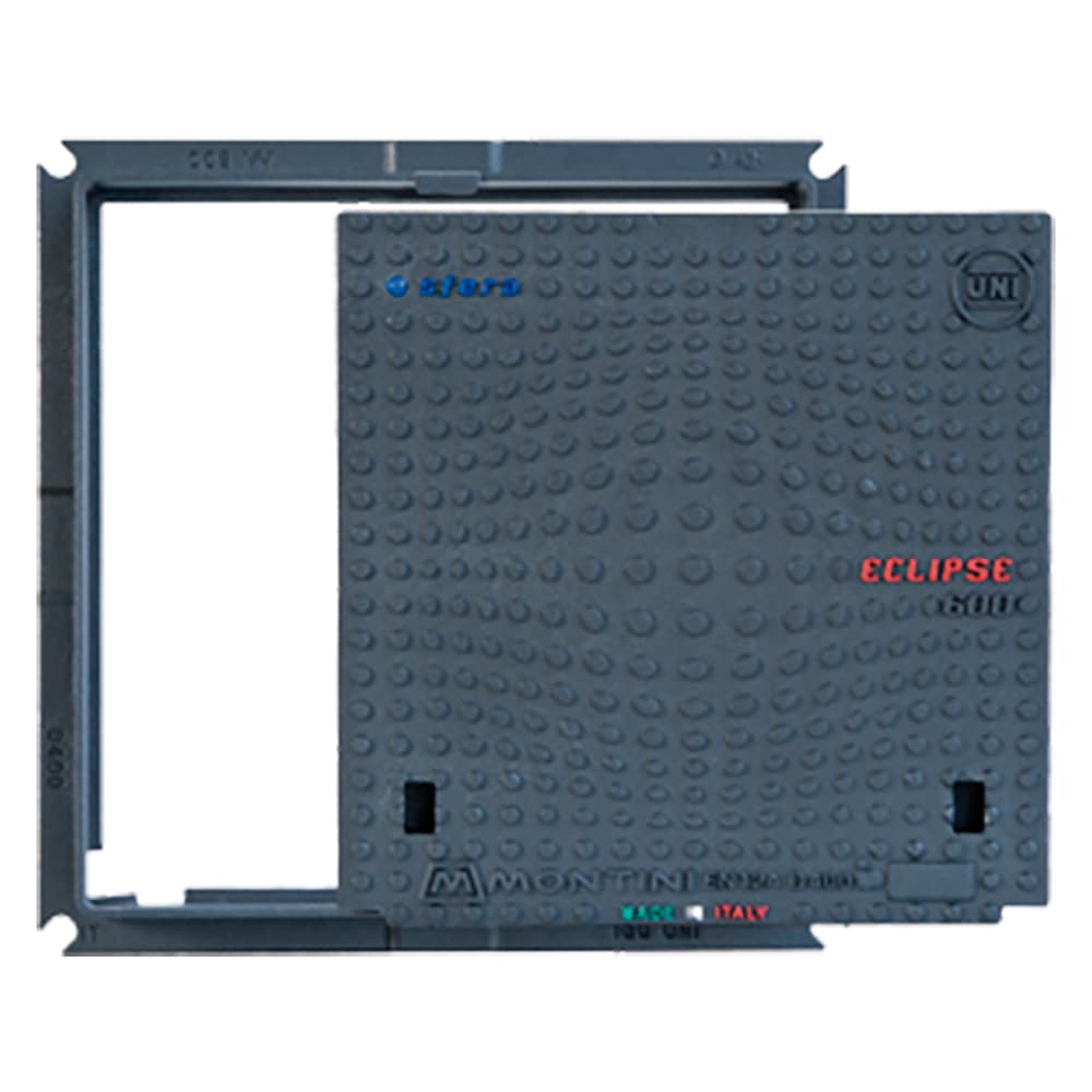 Chiusino Montini in Ghisa Classe D400 Eclipse 70 x 58 70 kg - 2