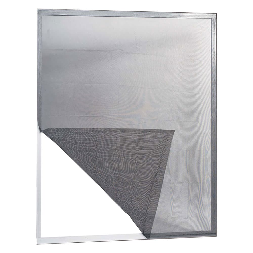 Zanzariera Irs Ecco Poliestere Adesiva Finestre Grigio 120 x 160 cm - 2
