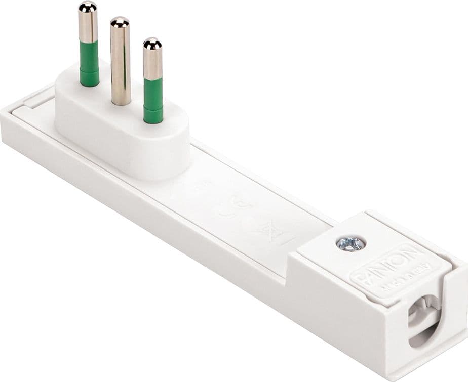 SPINA VOLANTE PIATTA 'CLOCK' 2P+T 10A  - FANTON - 2