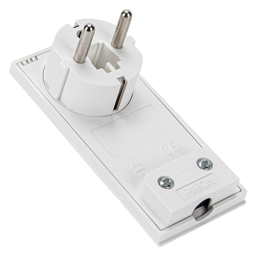 Spina Volante Piatta Schuko 80150 Fanton Clock - 2