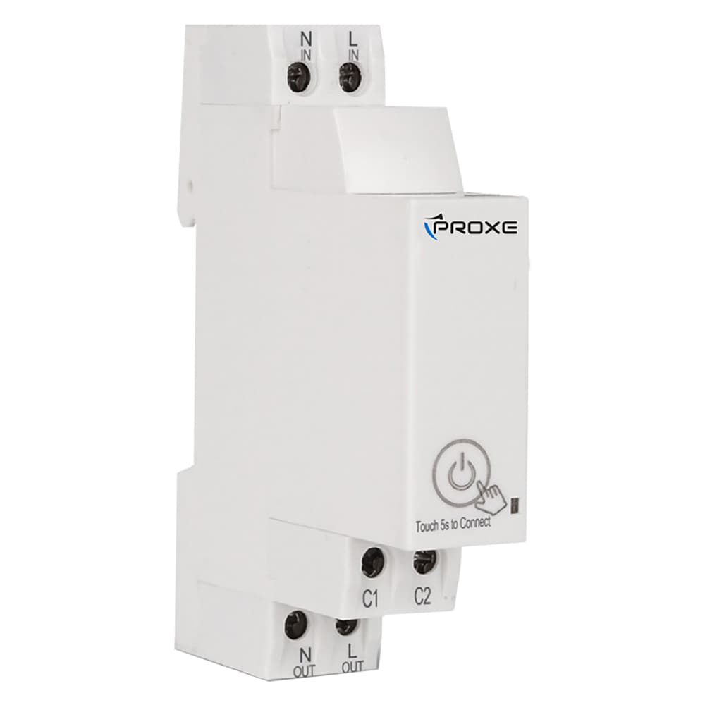 Rele Smart Tuya' Contatto 1NO (Spst No) Proxe Multifunzione da Guida DIN - 2
