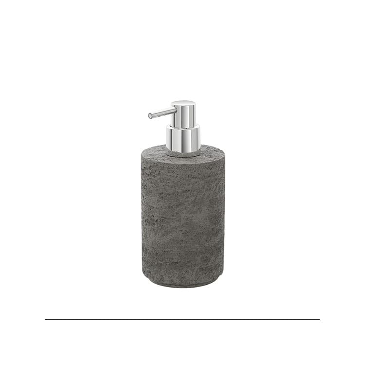 Dispenser Sapone Grigio Linea Arizona in Poliresina Design Moderno Feridras - 2