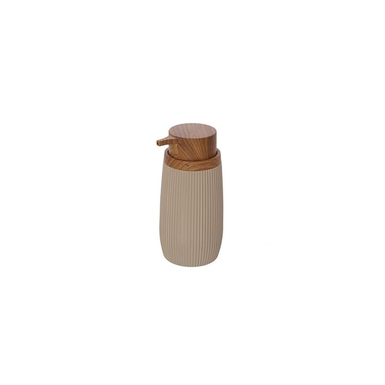 Dispenser Sapone Beige Linea London in Plastica Ps e ABS Design Moderno - 2
