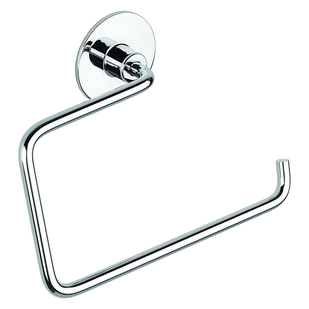 Porta Asciugamani ad Anello Serie Cromo Metaform Wind - 2