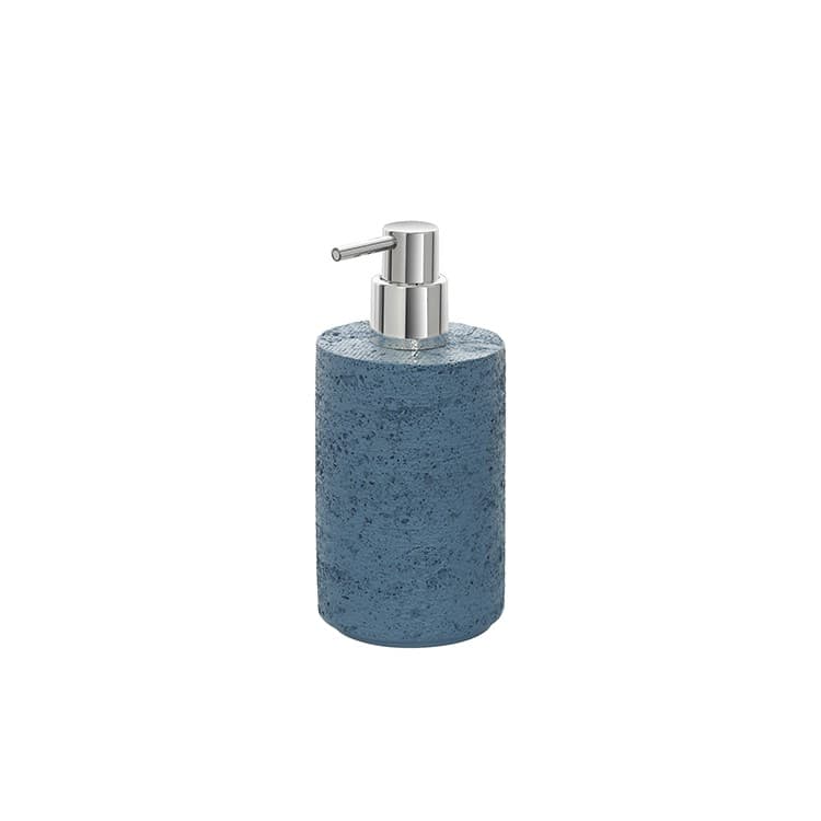 Dispenser Sapone Blu Pastello Linea Arizona in Poliresina Design Moderno - 2