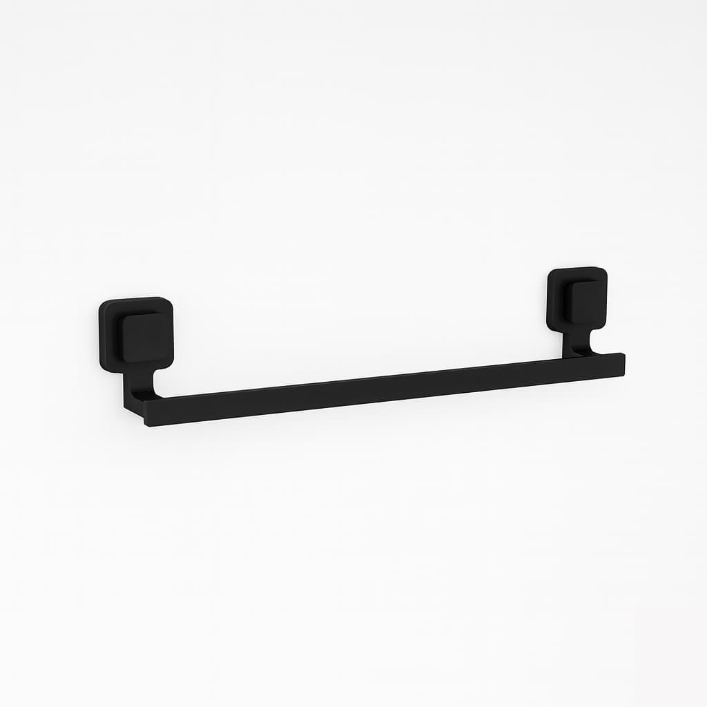 Portasalviette Asta Quadra Kara Koemo Nero 30 cm - 2