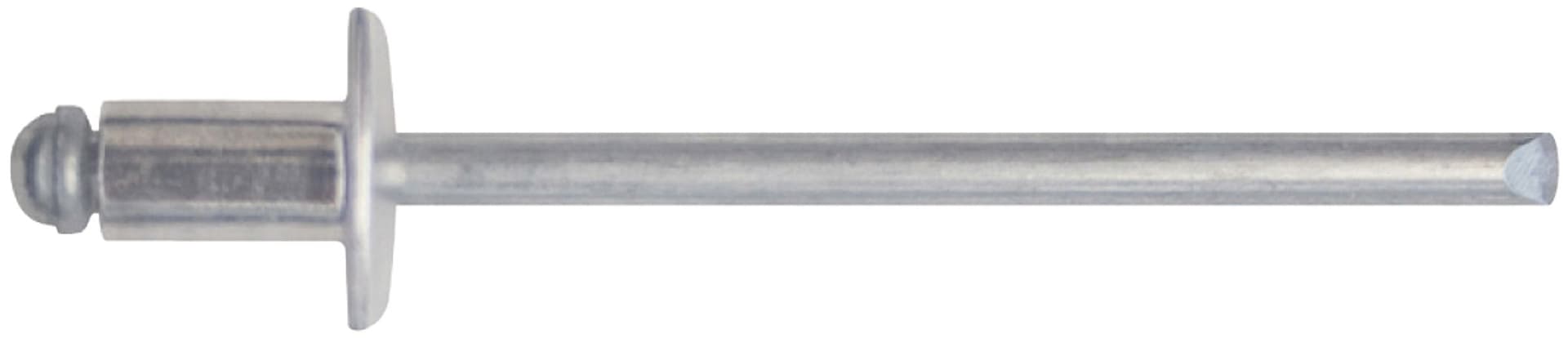 Rivetto a Strappo in Alluminio 100 Pezzi. Mm 4 0 x 12 10 Confezioni - 2