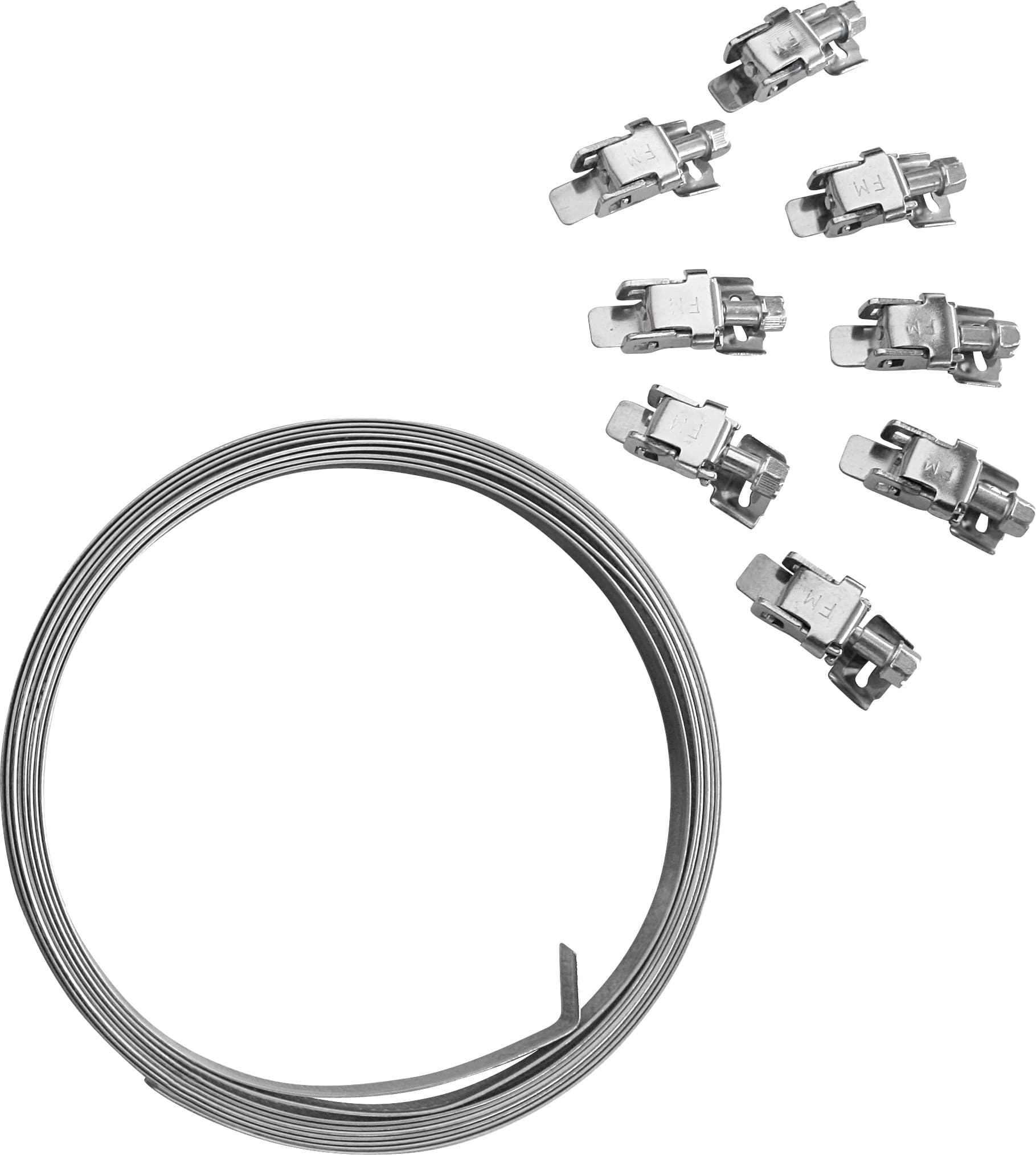 Kit Nastro a Fascetta W2 Mm 9 x 3 M + 8 Ganci Friulsider - 2