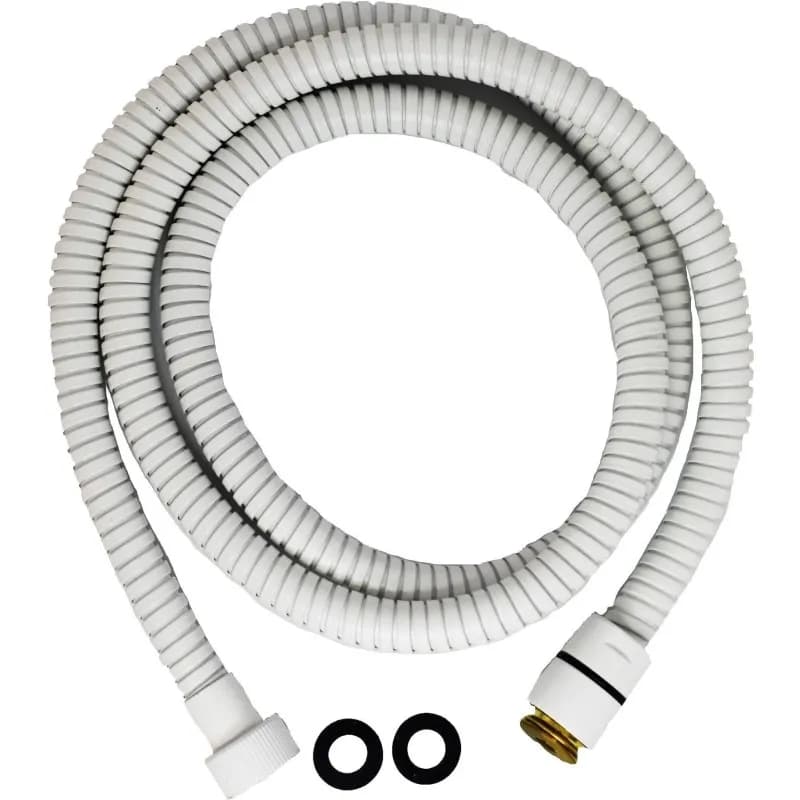 Flessibile Doccia in Ottone Bianco Opaco 150 cm Remer - 2