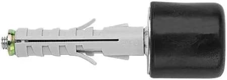 Tassello e Fermaporta Friul 9 x 40 Fermaporta Ø 20 Nero 50 Pezzi - 2