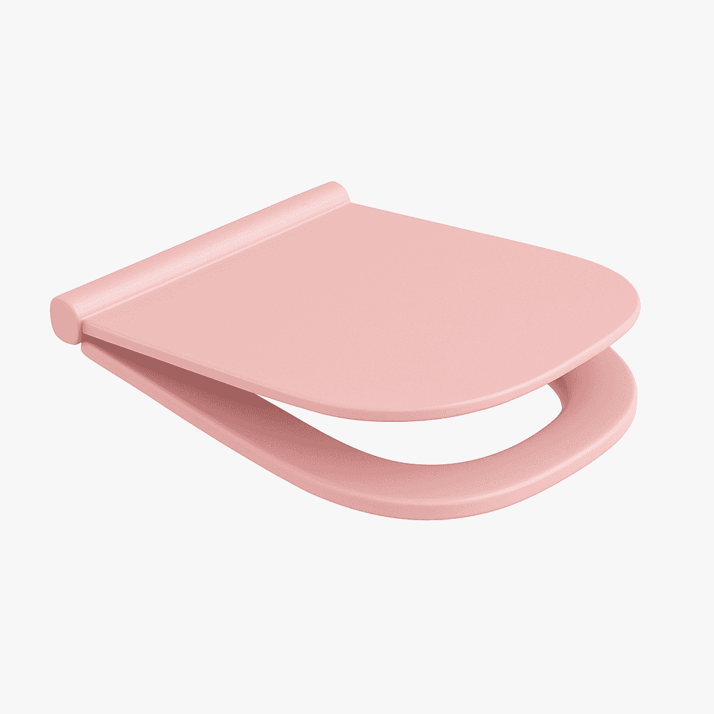 Sedile WC in Termoindurente Alba Soft Closing Dolom Rosa Antico - 2