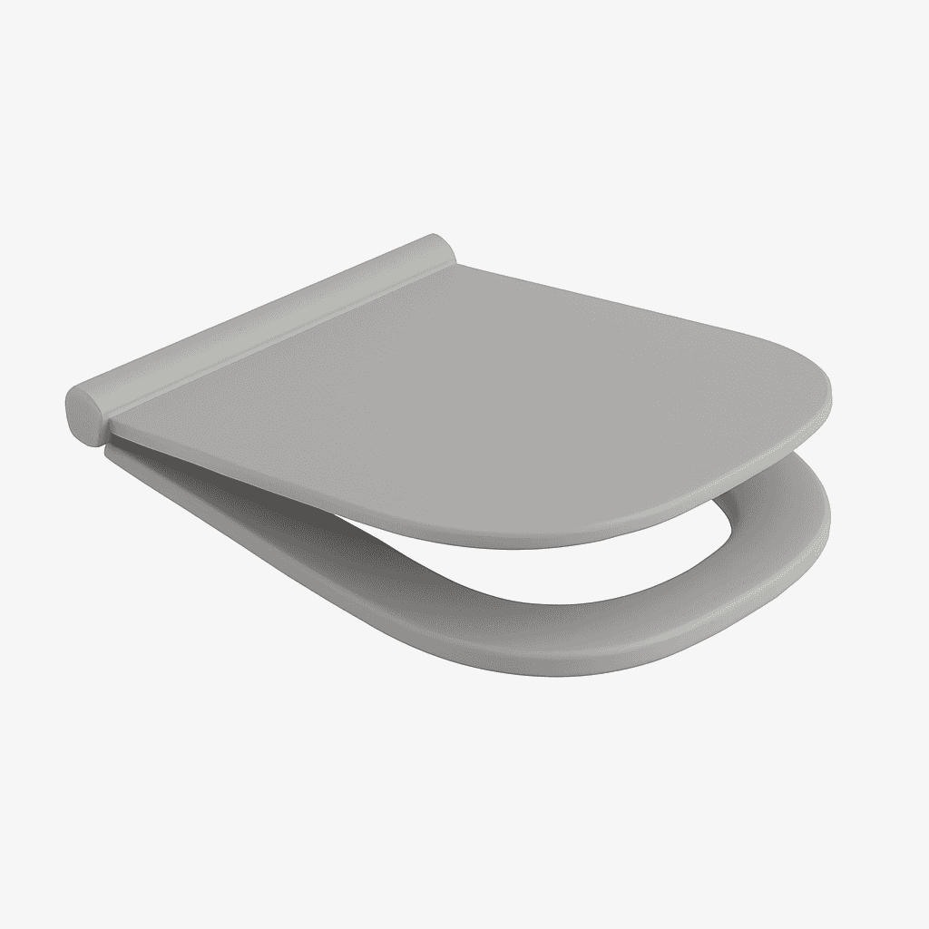 Sedile WC in Termoindurente Alba Soft Closing Dolom Grigio Cemento - 2