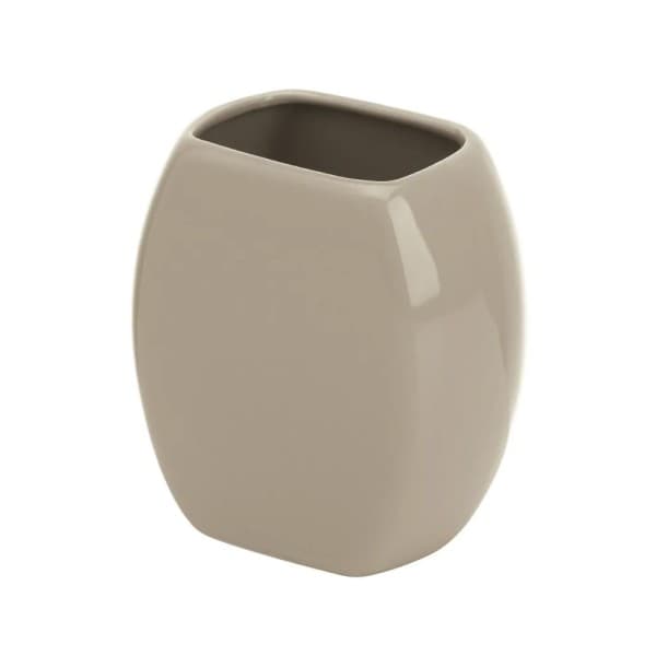 Porta Spazzolino in Ceramica Tortora Linea Parigi Feridras - 2