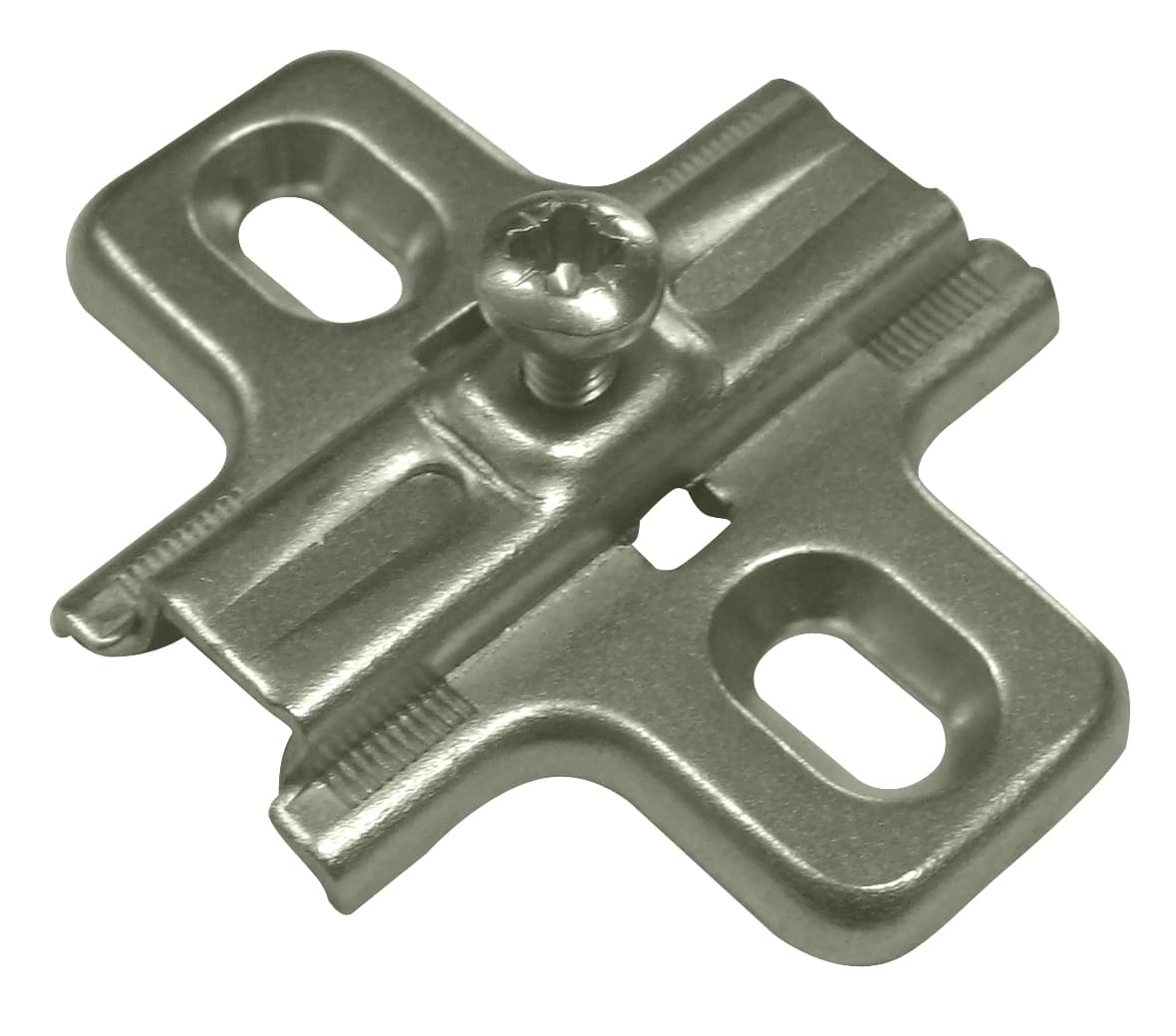 Basetta Stampata Fissa per Cerniere H. Mm 9 12 Pezzi Salice - 2