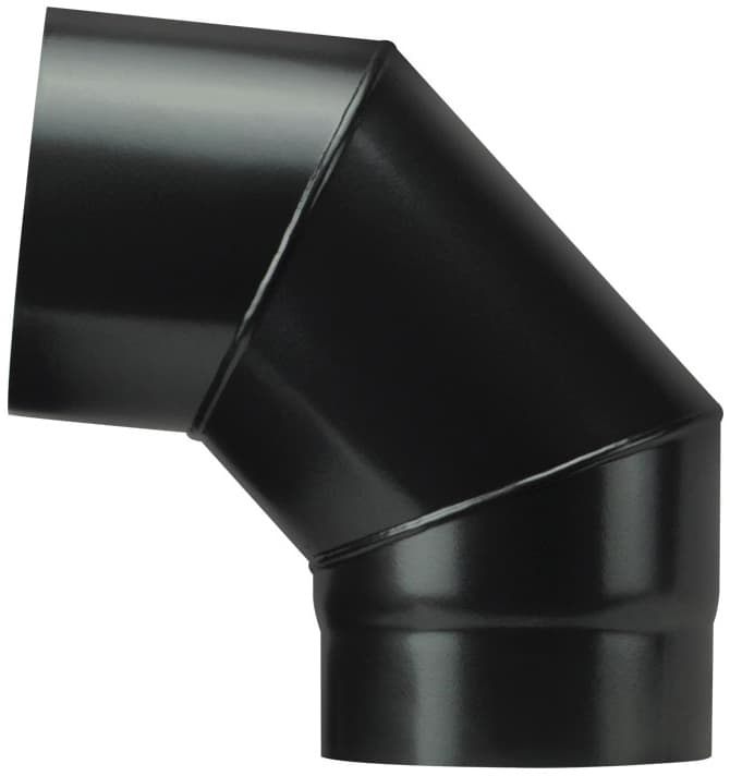 Gomito 90 ° per Stufa a Legna Porcellanato Plus Light Colore Codice 55085 - 2