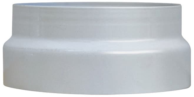 Riduzione per Stufa a Legna Porcellanato Classic Colore Bianco Ø Cm 13 x 12 - 2