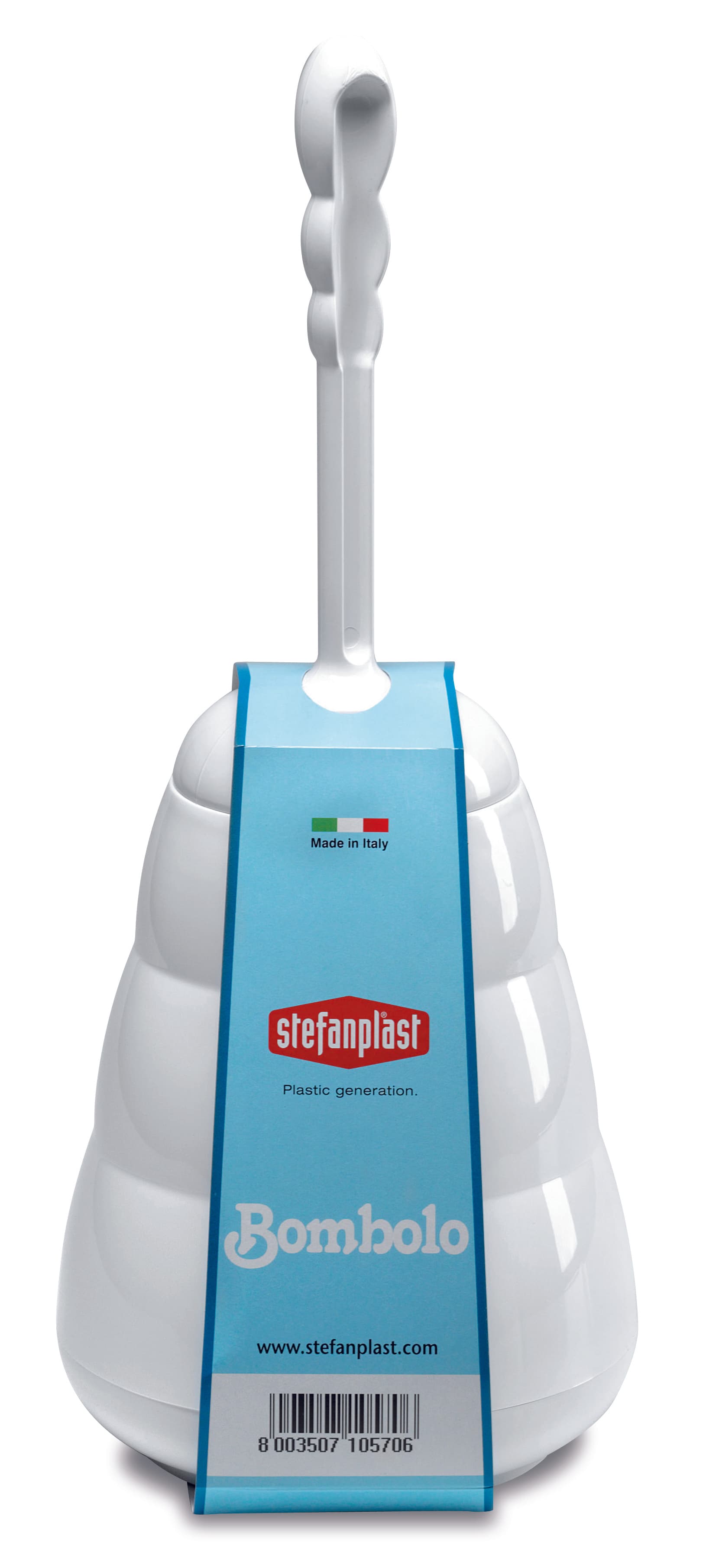 Portascopino Bombolo Colore Bianco Stefanplast - 2