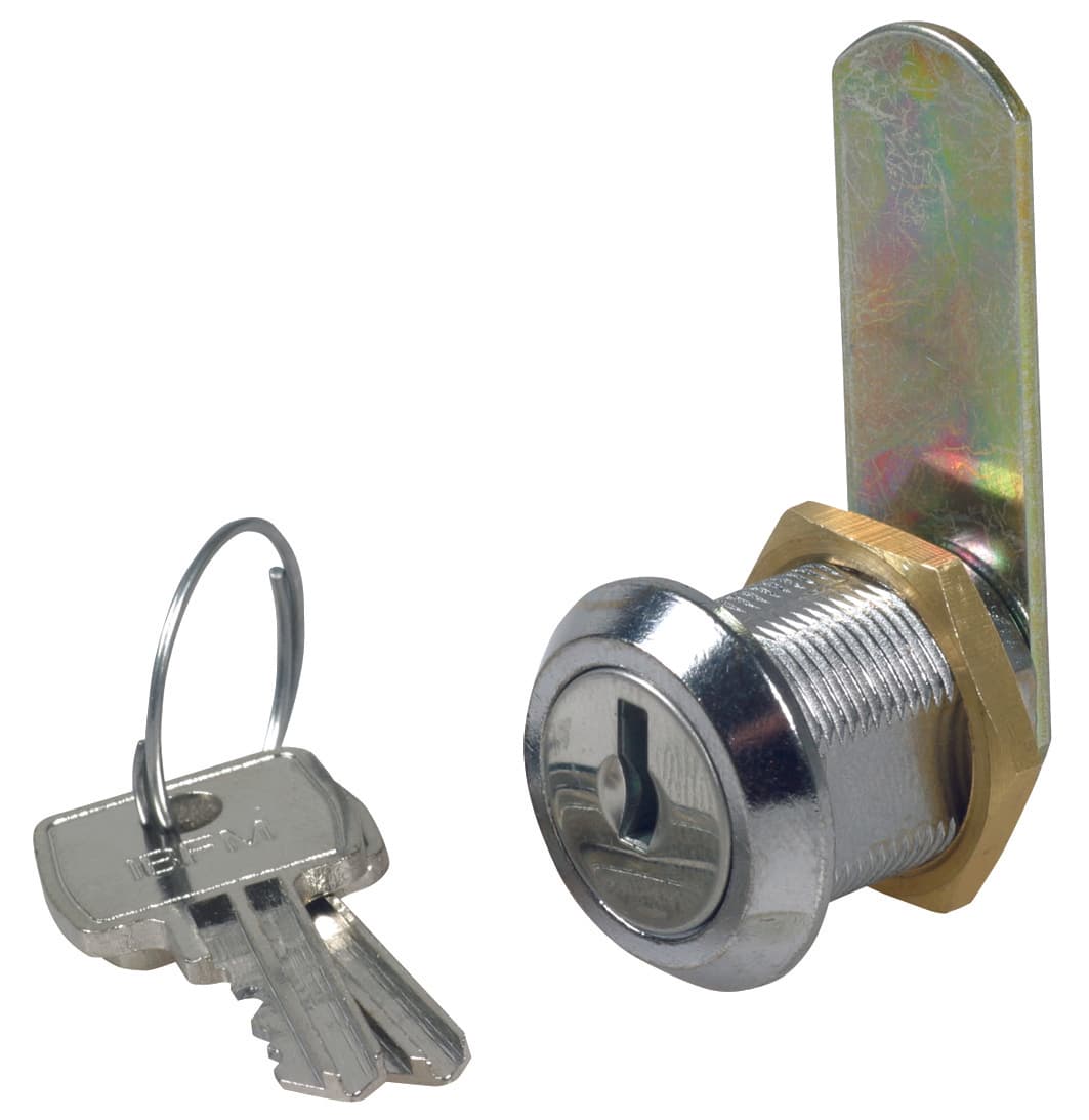 Ibfm Serratura per Mobili Cilindro Cromato Ø Mm 19 mm 16 25 Pezzi - 2