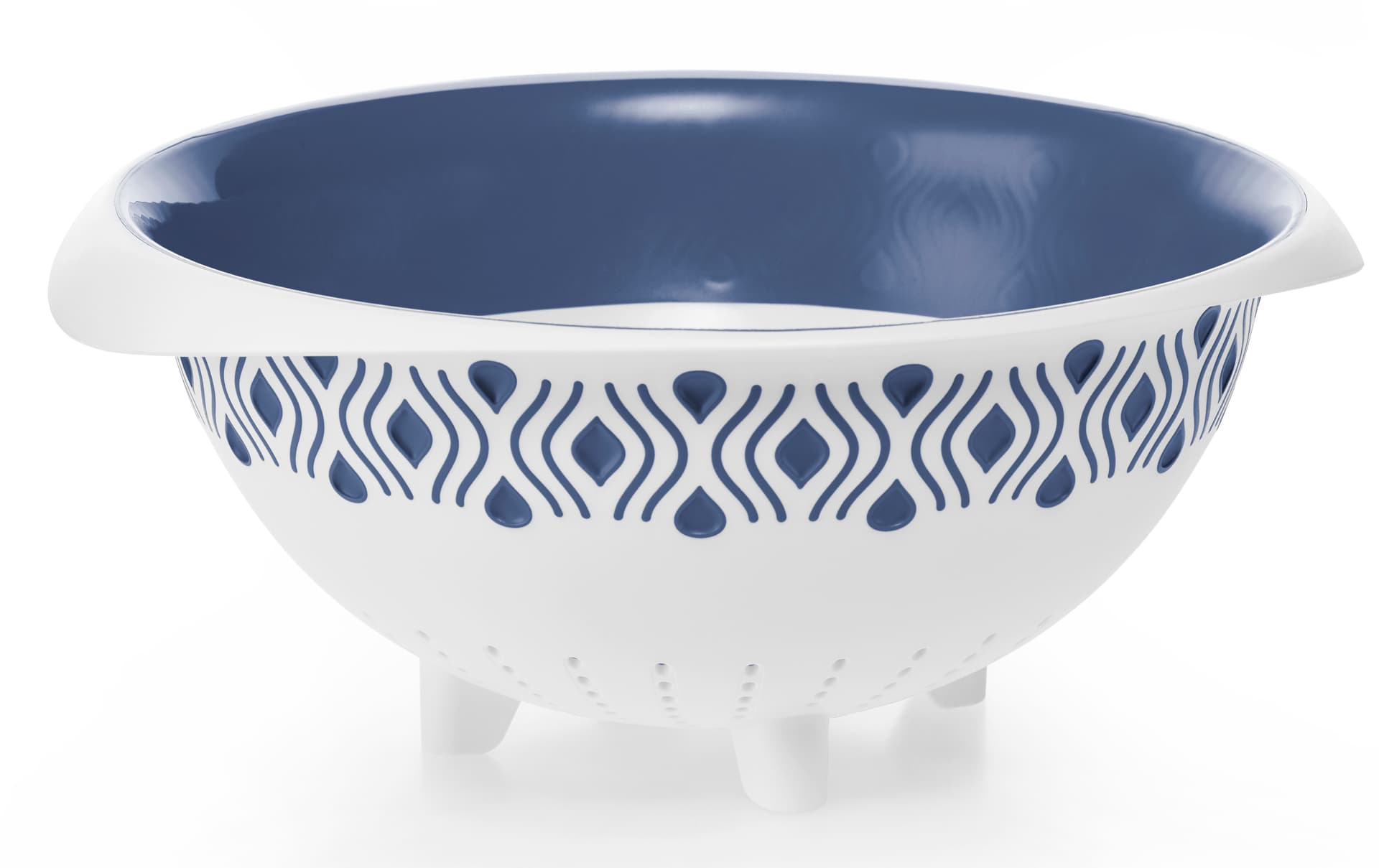 Scolapasta Tosca Ø Cm 28 Bianco Blu Palace Stefanplast - 2