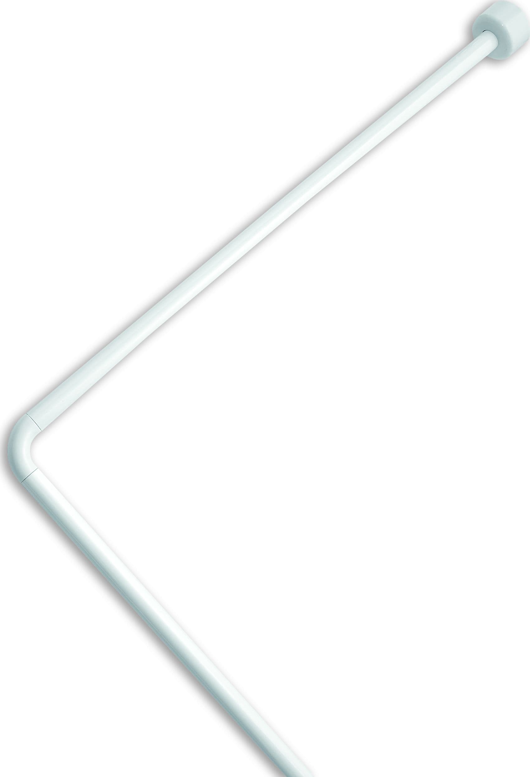 Telaio Angolare per Tende Doccia in Blister Colore Bianco Cm 80 x 170 - 2