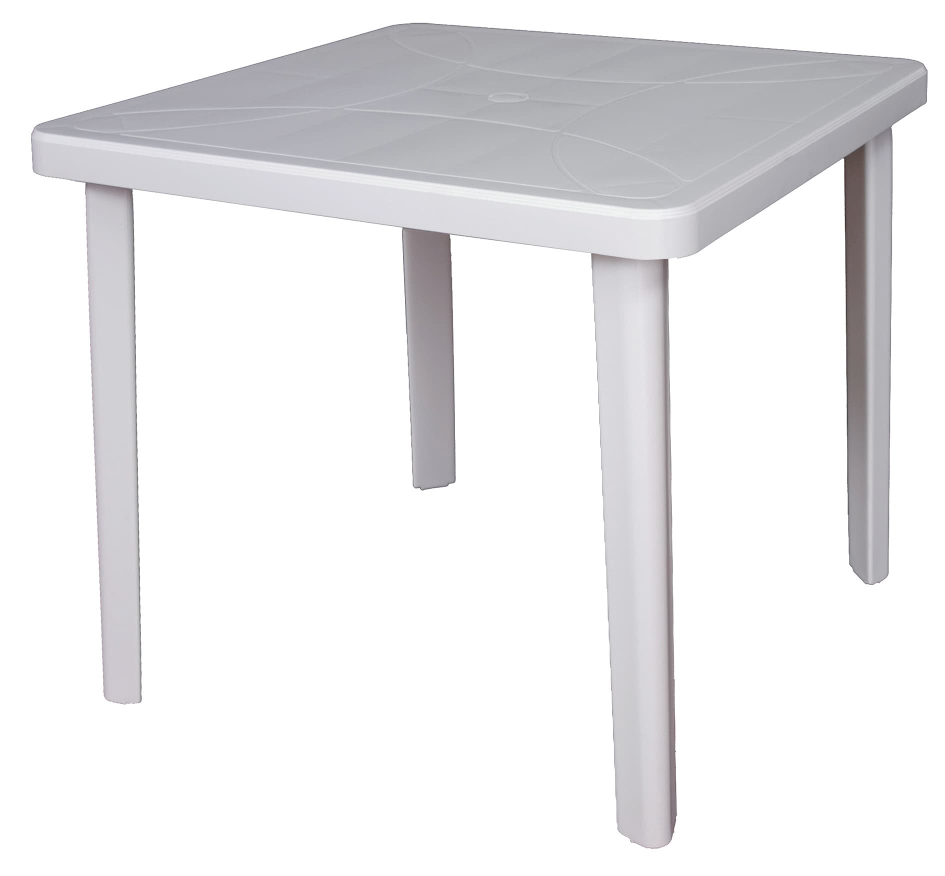 Tavolo Nettuno Cm 80 x 80X72 H Colore Bianco - 2
