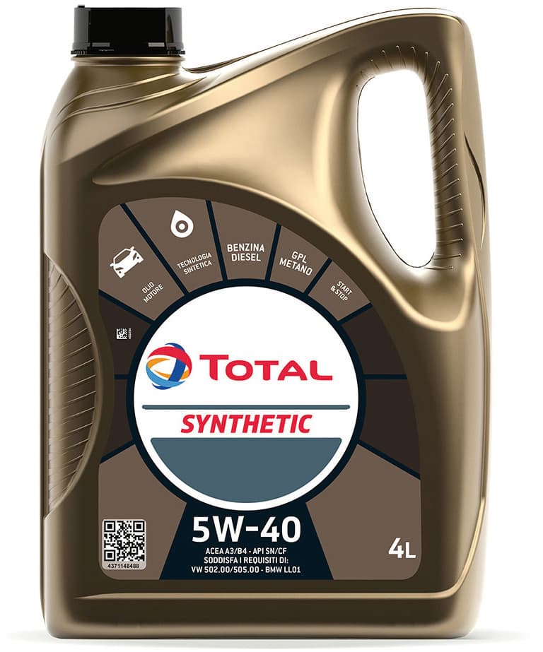 Olio Motore Synthetic 5W40 L 4 3 Pezzi Total - 2