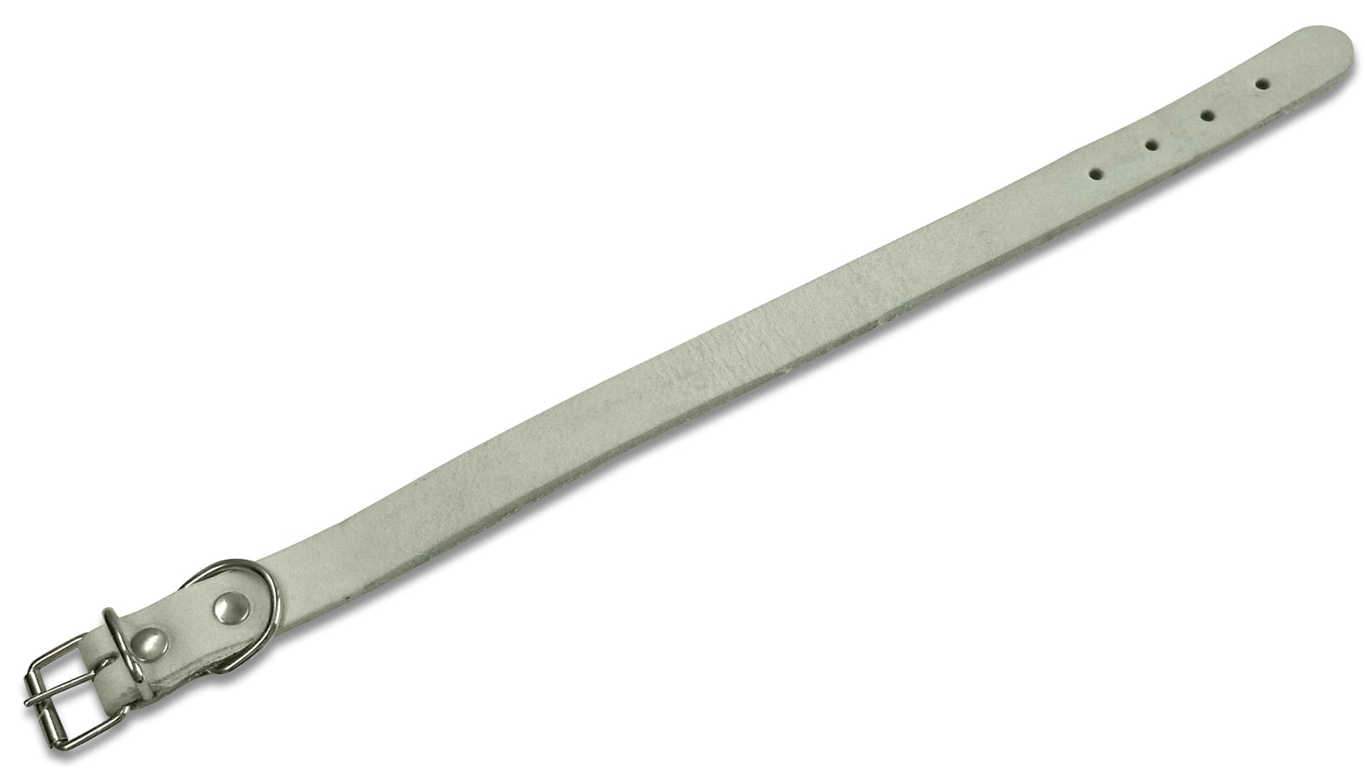 Colore Lare in Cuoio di Bufalo Sfoderato Cm 56 x 3 0 Colore Grigio Utilia - 2