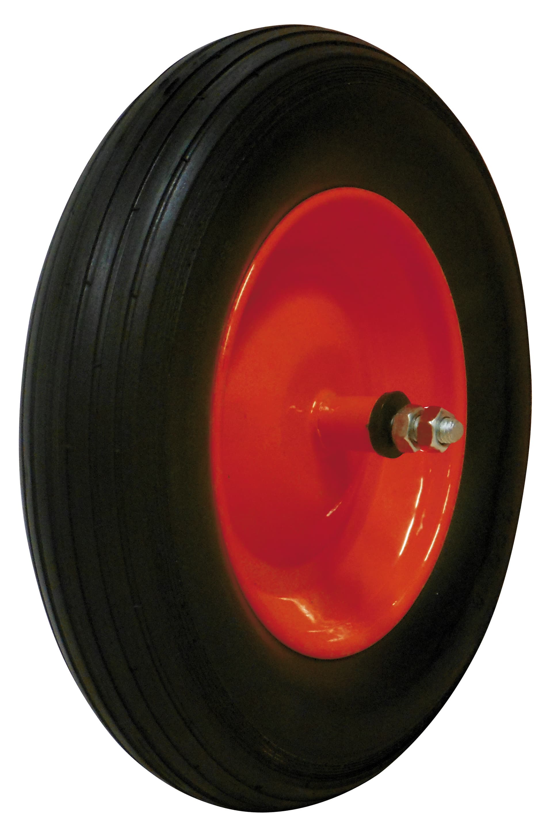 Ruota Piena x Carriola Misura 3.50 x 8 Perno Cm 21 Asse Cm 15 5 Utilia - 2
