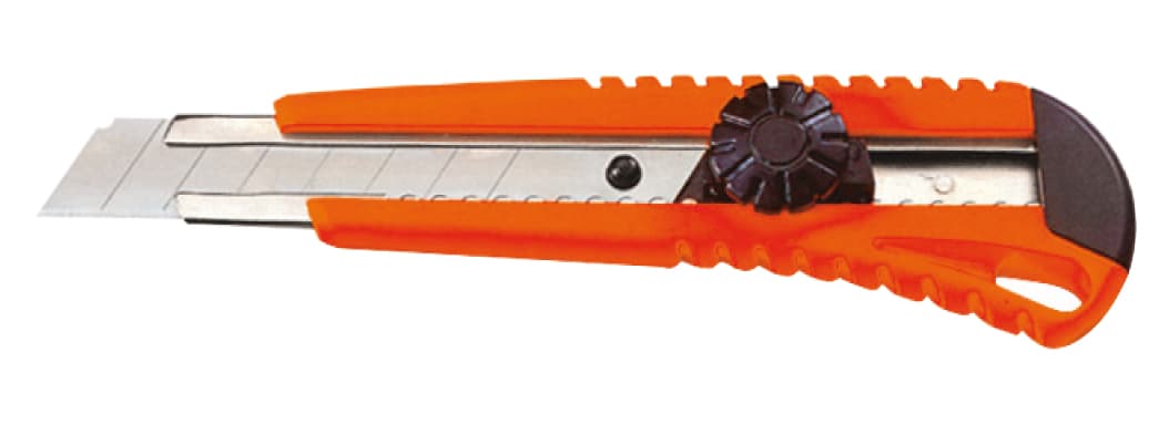 Taglierino con Rotella Bloccalama Lama Mm 18 12 Pezzi Utilia - 2