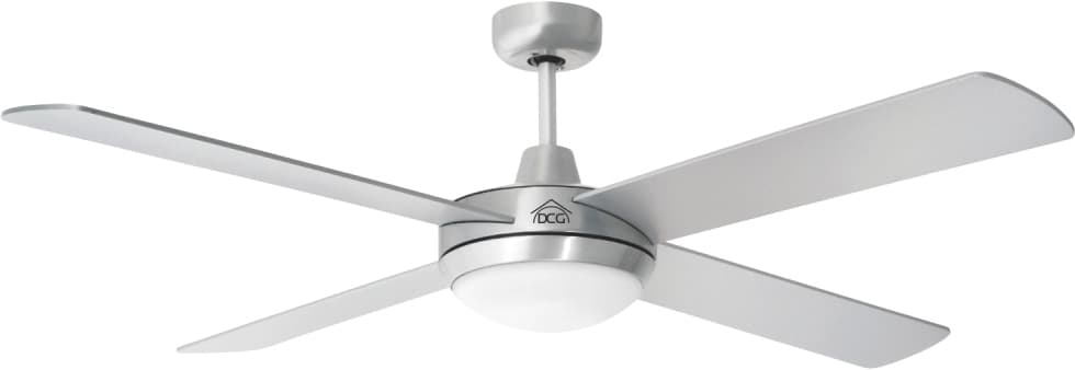 Ventilatore da Soffitto con 4 Pale in Legno con Luce e Telecomando 60 W Ø - 2