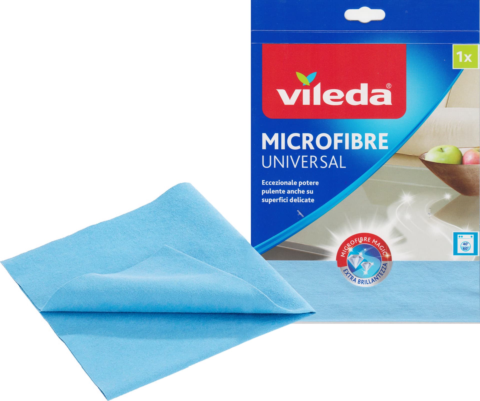 Panno Microfibre Plus Universal Cm 38 x 36 24 Pezzi Vileda - 2