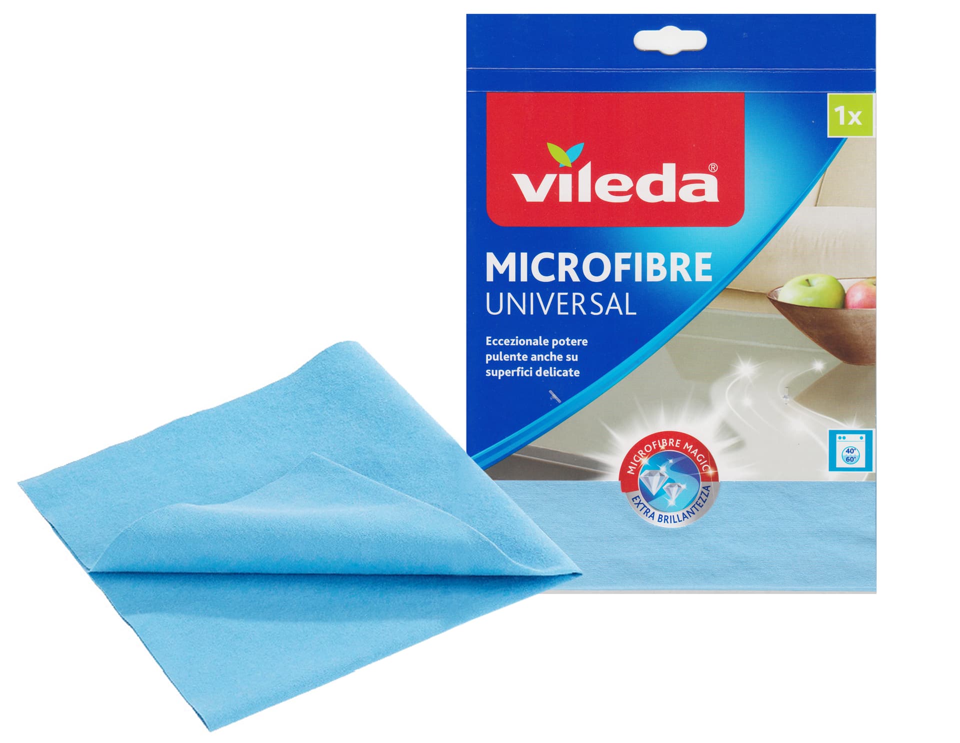 Panno Microfibre Plus Universal Cm 38 x 36 24 Pezzi Vileda - 2