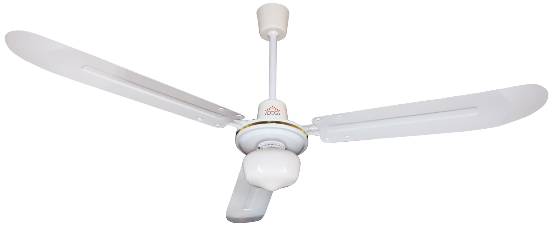 Ventilatore da Soffitto con 3 Pale in Metallo con Luce 60 W Ø Cm 140 - 2