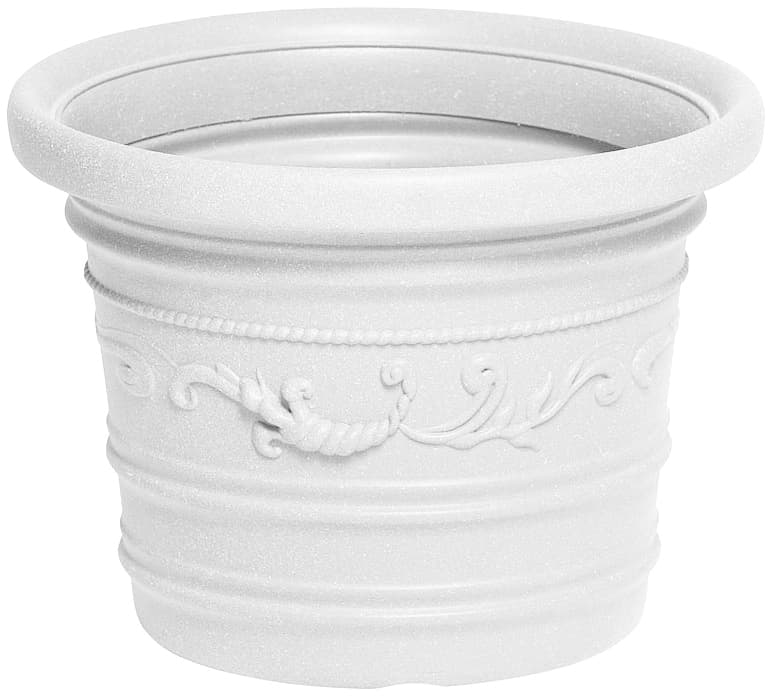 Vaso Tondo Festonato Prestige Colore Bianco Ø Cm 40 - 2