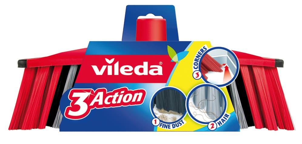 Scopa 3ACTION Cm 30 6 Pezzi Vileda - 2