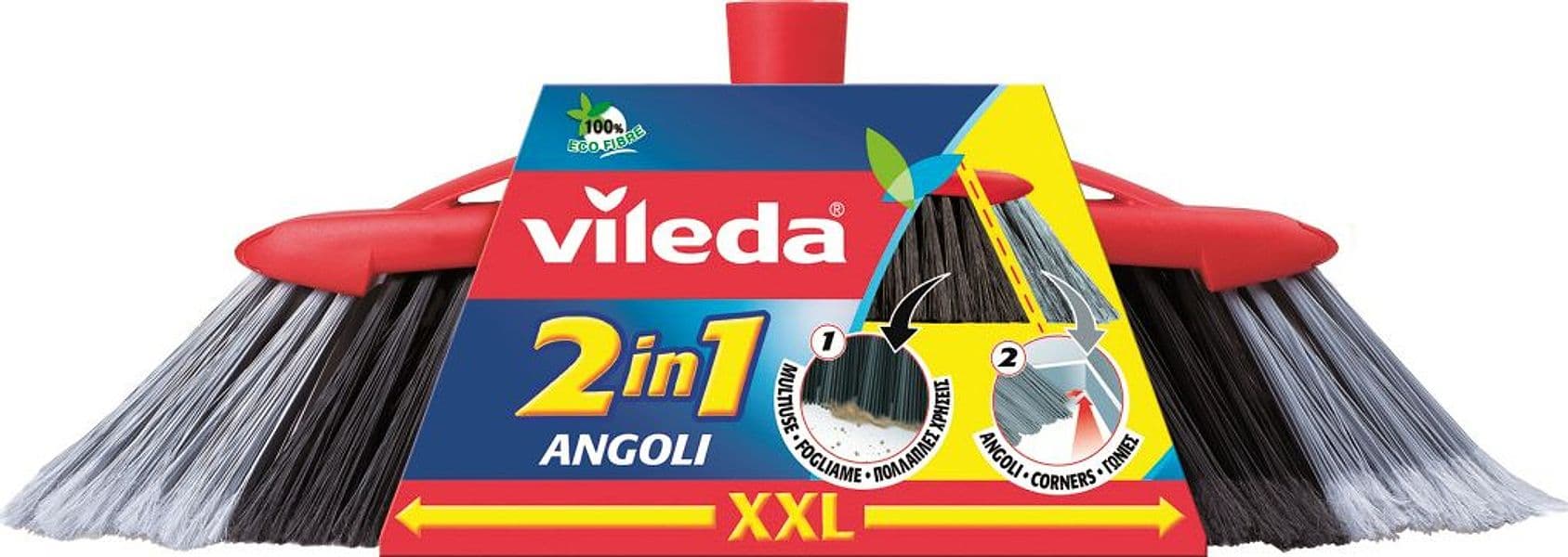 Scopa 2IN1 Angoli Cm 36 6 Pezzi Vileda - 2