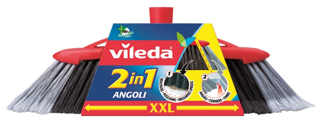 Scopa 2IN1 Angoli Cm 36 6 Pezzi Vileda - 2