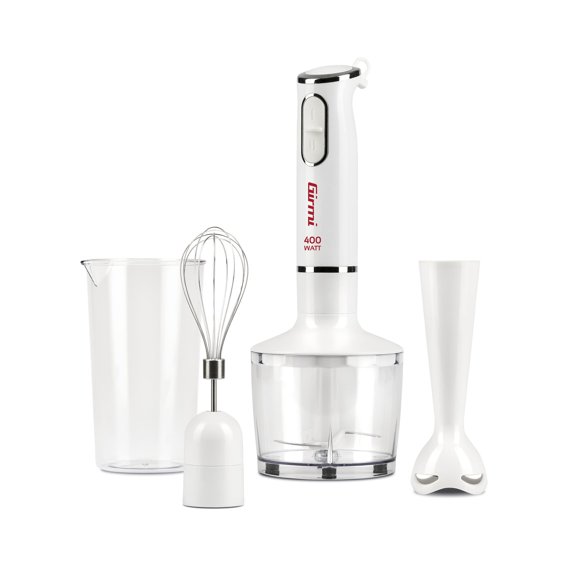 Frullatore a Immersione MX16 Girmi 3 in 1 Volt 230 Watt 400 2 Velocita - 2