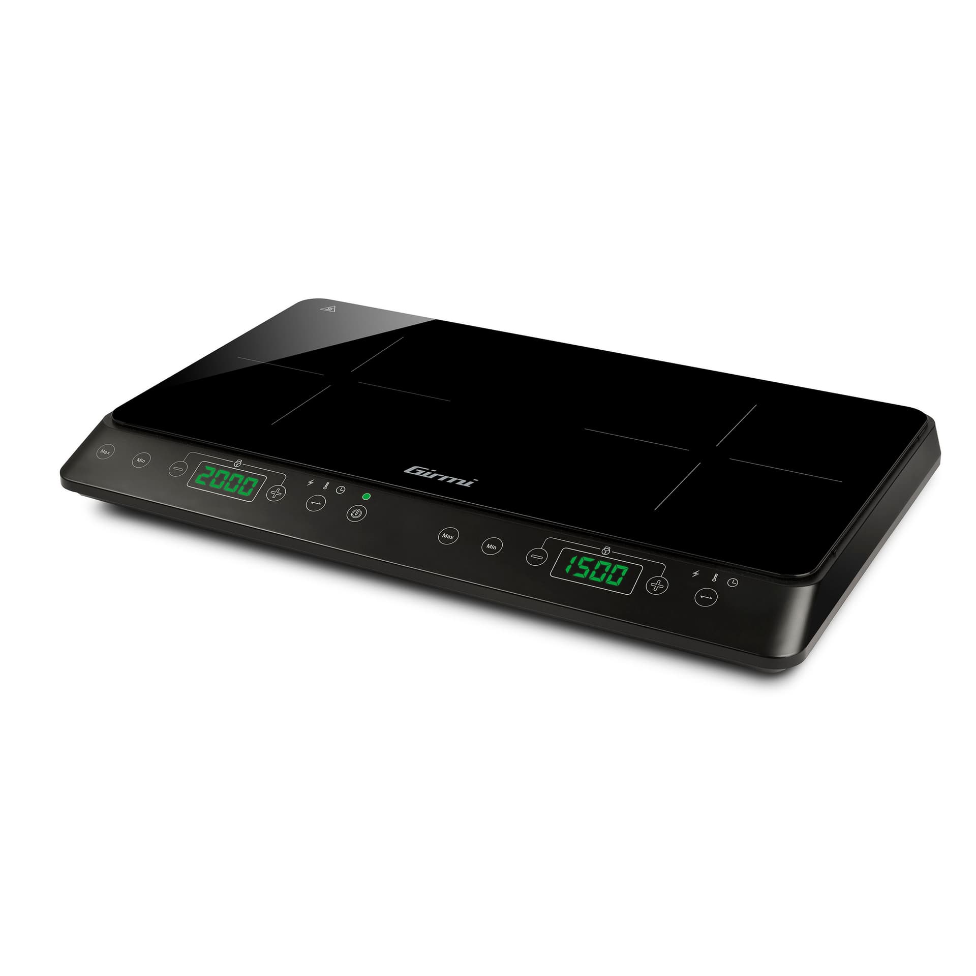 Fornello Induzione Doppio PI51 Girmi Volt 230 Watt 2000 con 1500 - 2