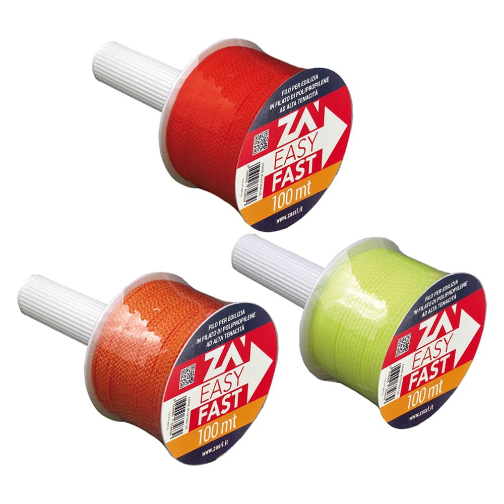 Filo per Edilizia Col. Arancio 15 Pezzi 100 mt - 2