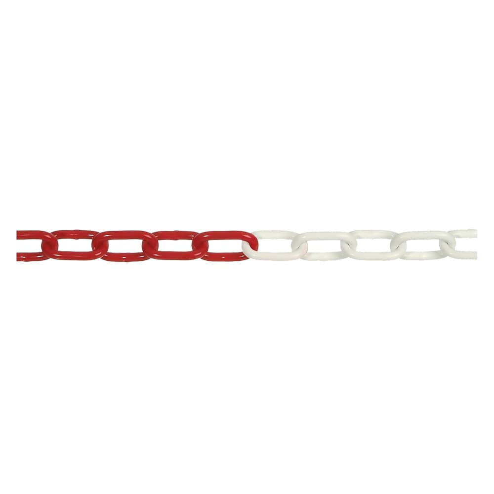 Catena Segnaletica Uniko Acciaio Bicolore Bobina Bianco Rosso 30 mt - 2