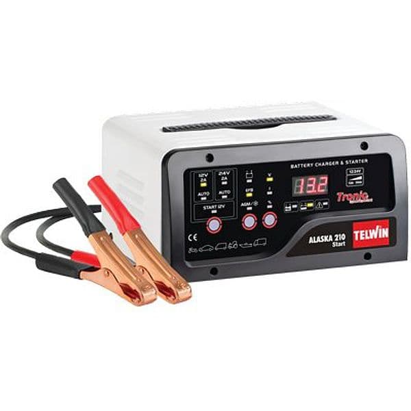 Caricabatteria Alaska 210 Telwin Start Volt 12 a 24 Ah 25 a 300 - 2