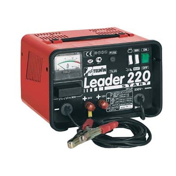 Caricabatteria Leader 220 Telwin Start Volt 12 a 24 Ah 30 a 180 x 400 - 2