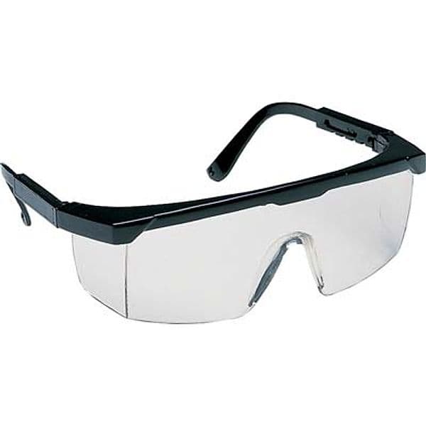 Occhiale Sicurezza Basic Pc Nylon Lente Trasparente 12 Pezzi - 2